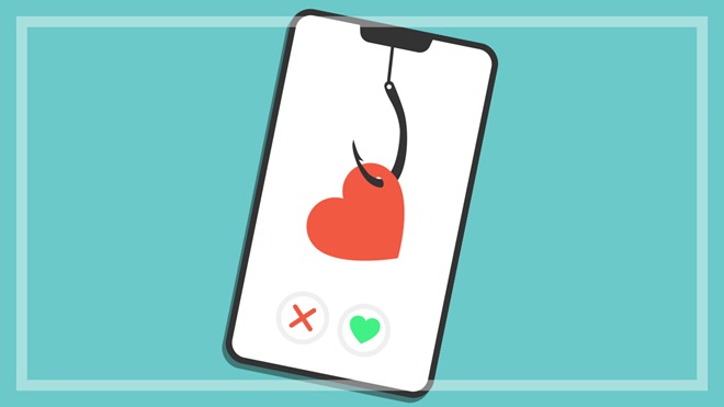 phone heart scam romance